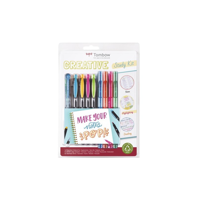 SET LETTERING TOMBOW KIT ESTUDIO CREATIV