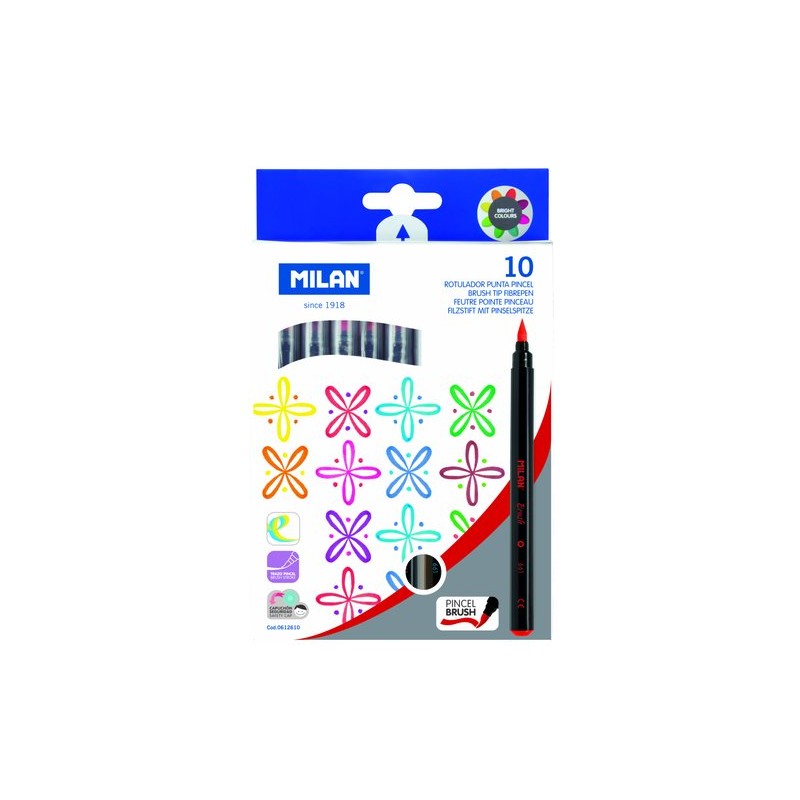 ROTUL- MILAN PUNTA PINCEL CAJA 10