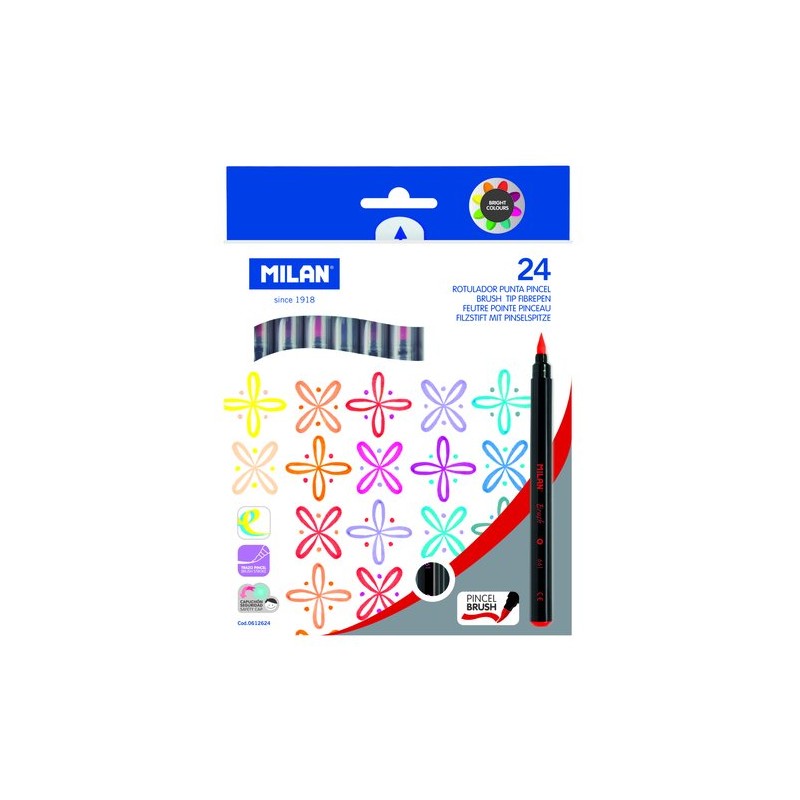 ROTUL- MILAN PUNTA PINCEL CAJA 24