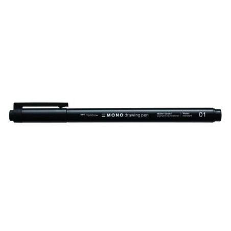 ROTUL-TOMBOW MONO DRAWING P-FINA 01 NEGR
