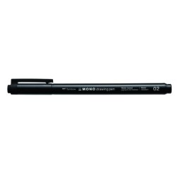 ROTUL-TOMBOW MONO DRAWING P-FINA 02 NEGR