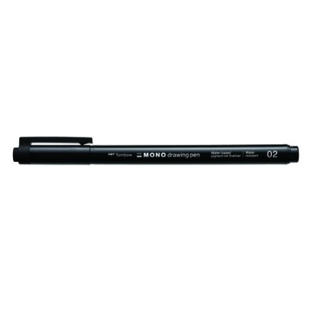 ROTUL-TOMBOW MONO DRAWING P-FINA 02 NEGR