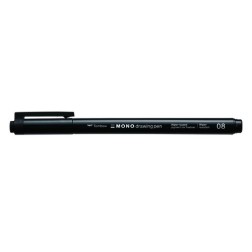 ROTUL-TOMBOW MONO DRAWING P-FINA 08 NEGR