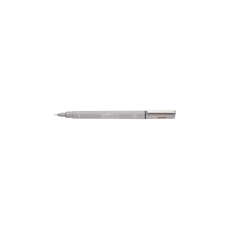 ROTUL-UNI PIN MANGA 0,1 mm GRIS CLARO