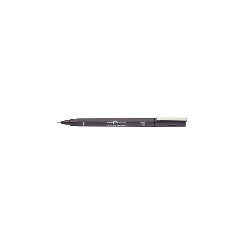ROTUL-UNI PIN MANGA 0,1 mm GRIS OSCURO