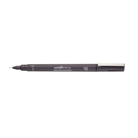 ROTUL-UNI PIN MANGA 0,1 mm GRIS OSCURO