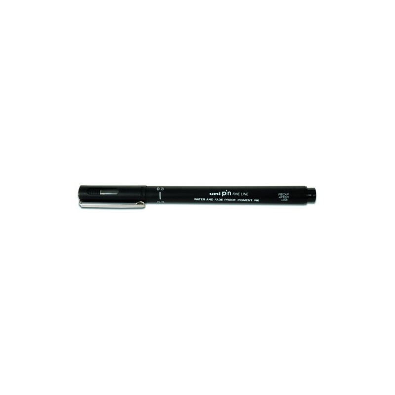 ROTUL-UNI PIN MANGA 0,3 mm NEGRO