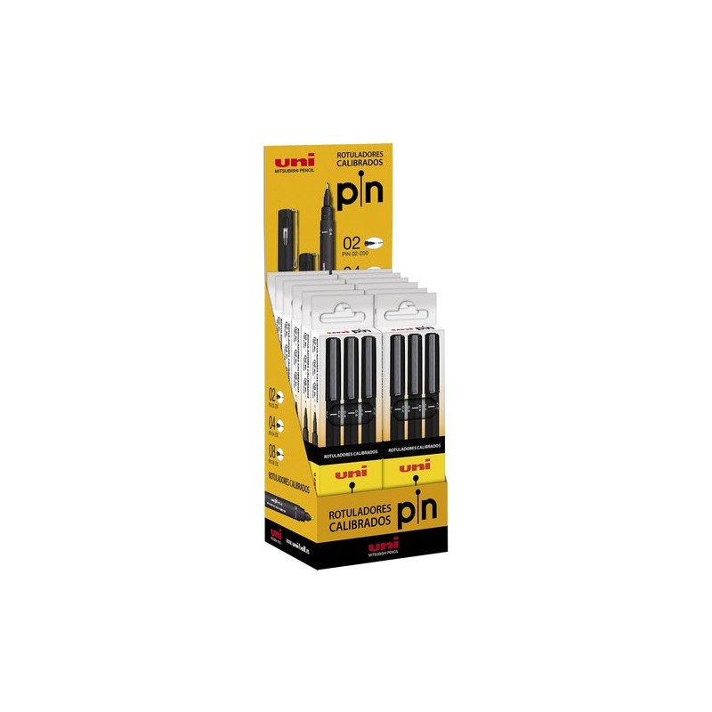 ROTUL-UNI PIN CALIBRADO EXP- 12 BOLSAS 3