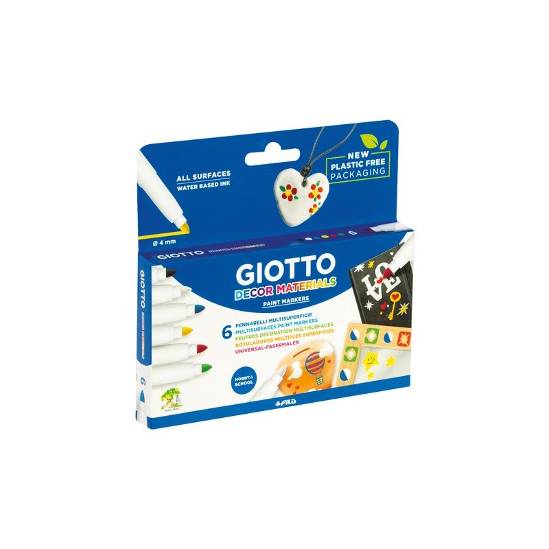 ROTUL-GIOTTO DECOR MATERIALS ESTUCHE 6