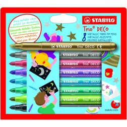 ROTUL-STABILO TRIO DECO 377 ESTUCHE 8