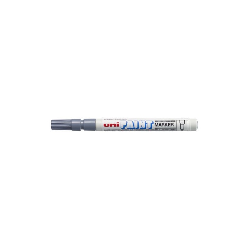 MARCADOR UNI-BALL UNI PAINT PX-21 GRIS