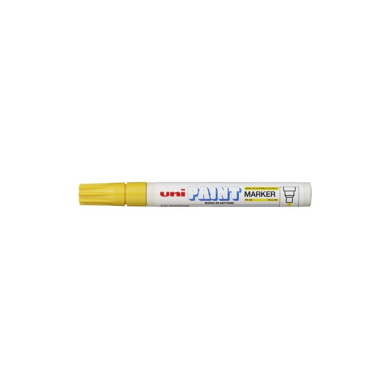 MARCADOR UNI-BALL UNI PAINT PX-20 AMARIL
