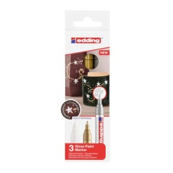 ROTUL-EDDING 750 B-3 (blanco, oro y pla