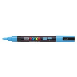 ROTUL-UNI-POSCA PC-3M AZUL CLARO