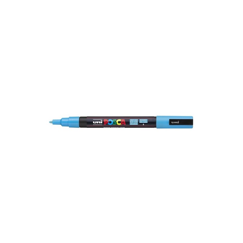 ROTUL-UNI-POSCA PC-3M AZUL CLARO