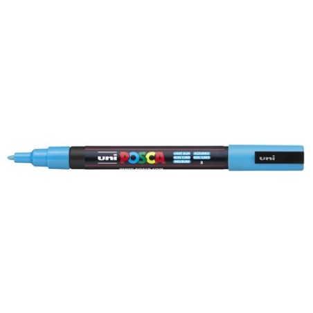 ROTUL-UNI-POSCA PC-3M AZUL CLARO