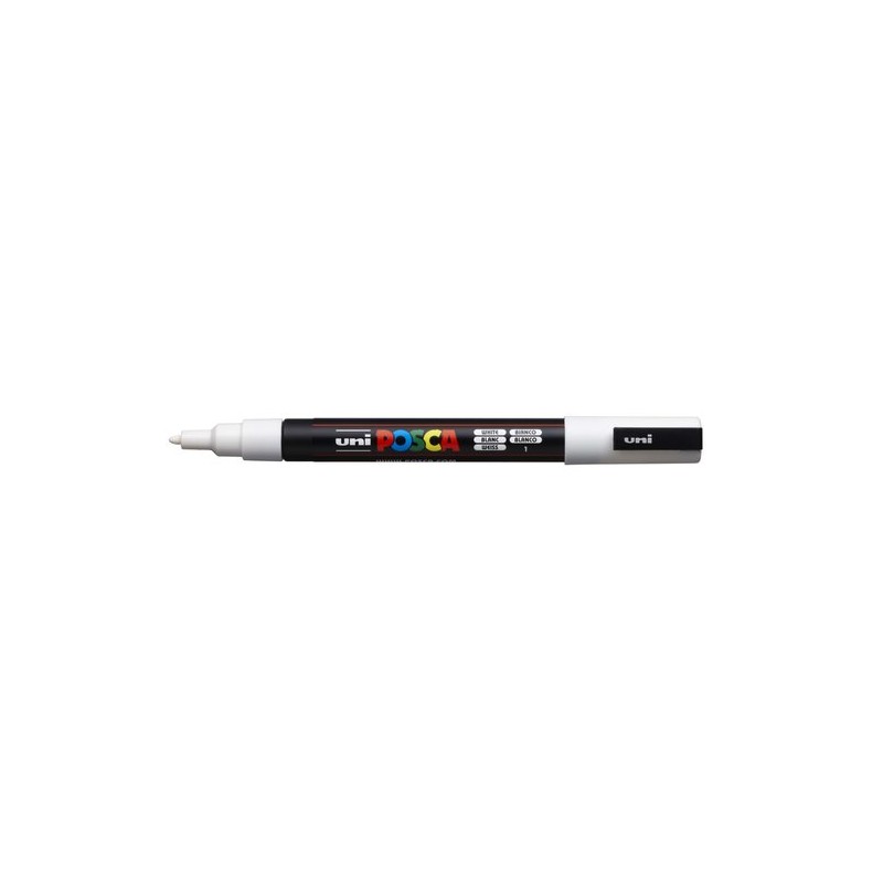 ROTUL-UNI-POSCA PC-3M BLANCO