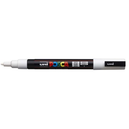 ROTUL-UNI-POSCA PC-3M BLANCO