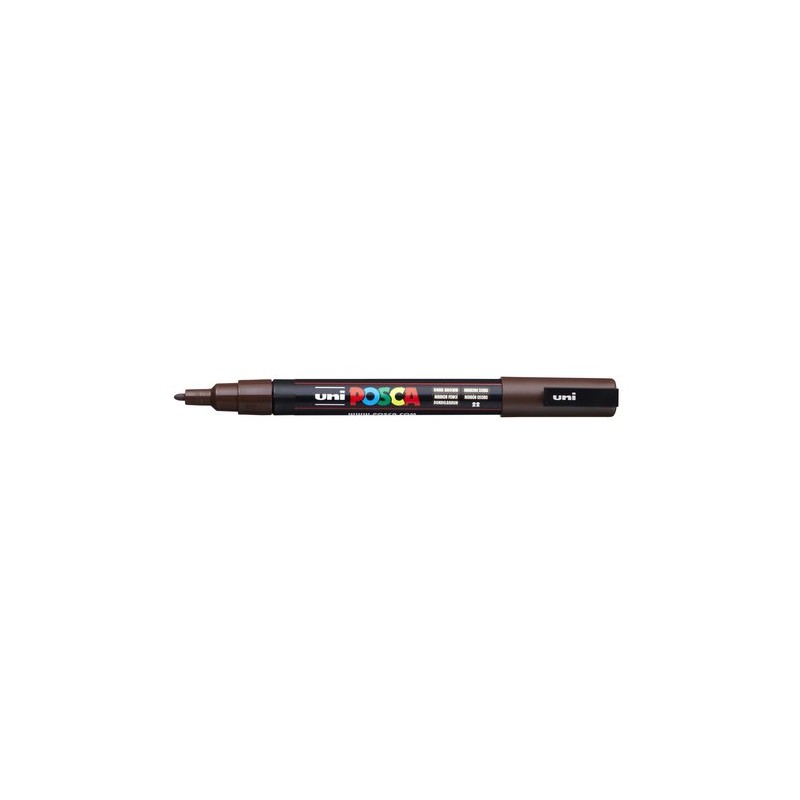 ROTUL-UNI-POSCA PC-3M MARRON OSCURO