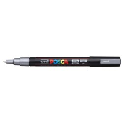 ROTUL-UNI-POSCA PC-3M PLATA