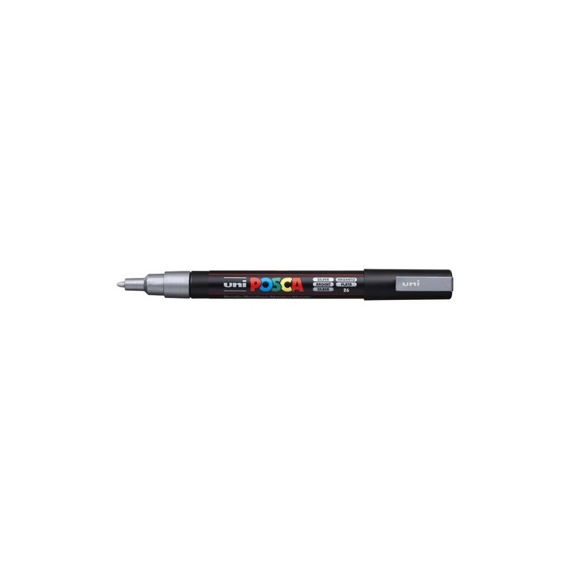 ROTUL-UNI-POSCA PC-3M PLATA