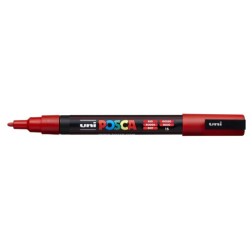 ROTUL-UNI-POSCA PC-3M ROJO