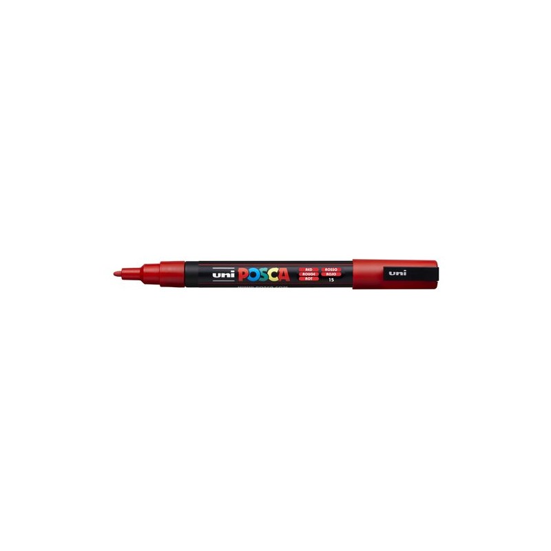 ROTUL-UNI-POSCA PC-3M ROJO