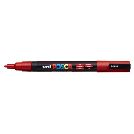 ROTUL-UNI-POSCA PC-3M ROJO
