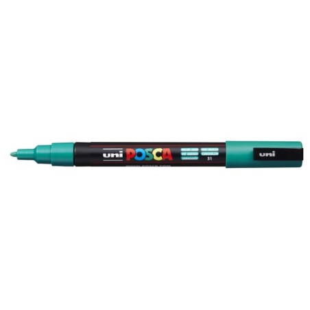 ROTUL-UNI-POSCA PC-3M VERDE ESMERALDA