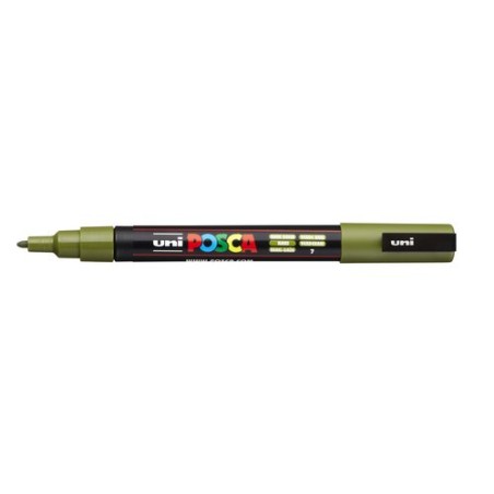 ROTUL-UNI-POSCA PC-3M VERDE KAKI