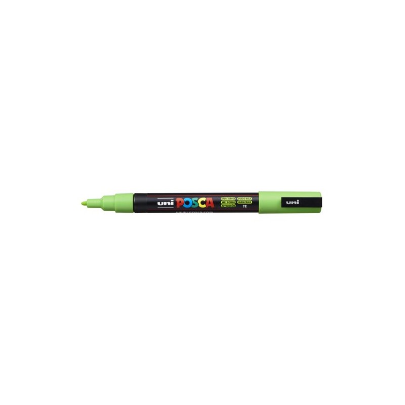 ROTUL-UNI-POSCA PC-3M VERDE MANZANA