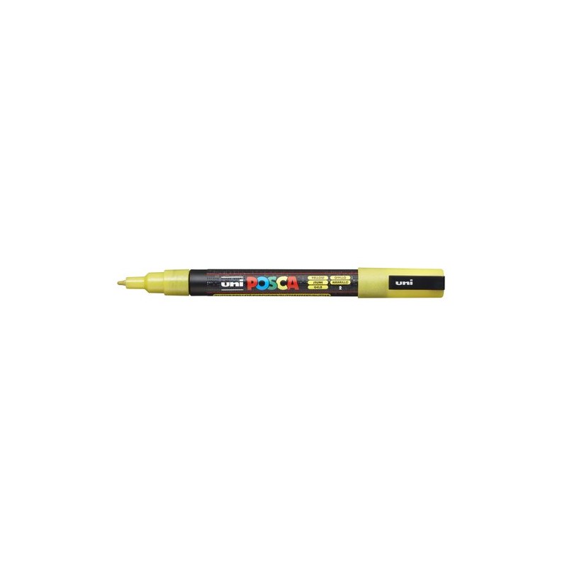 ROTUL-UNI-POSCA PC-3ML AMARILLO