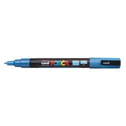 ROTUL-UNI-POSCA PC-3ML AZUL CLARO