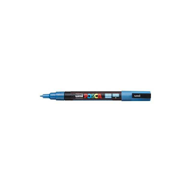 ROTUL-UNI-POSCA PC-3ML AZUL CLARO