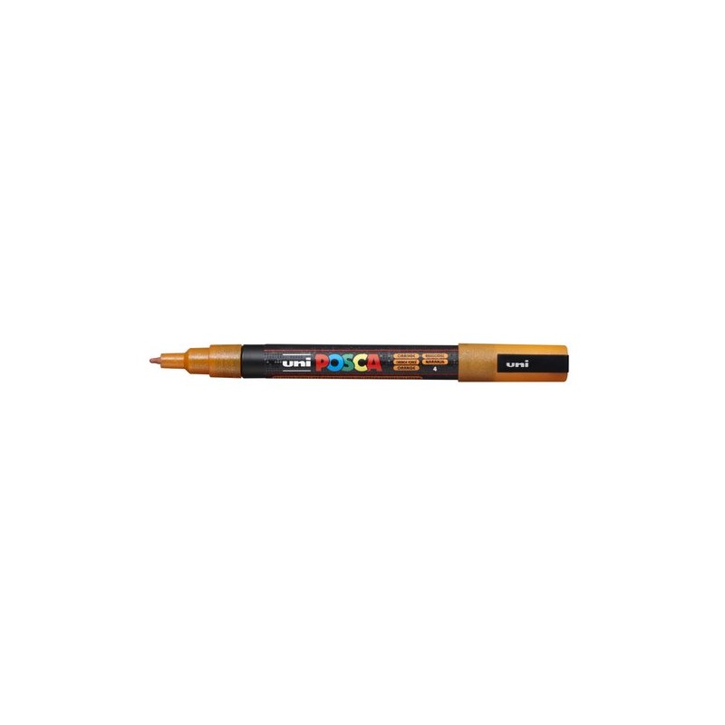 ROTUL-UNI-POSCA PC-3ML NARANJA