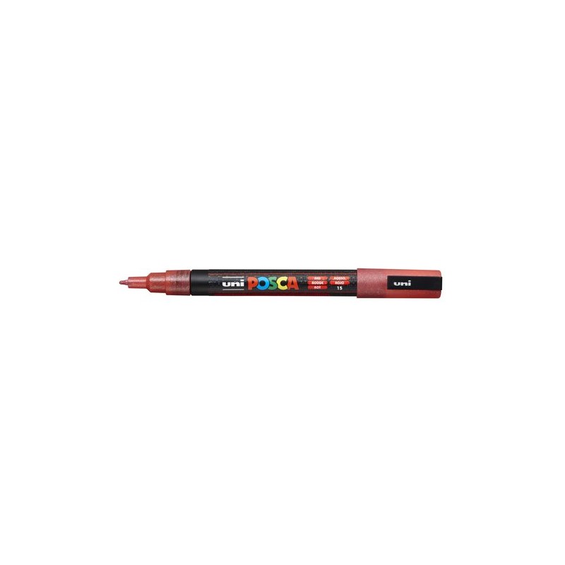 ROTUL-UNI-POSCA PC-3ML ROJO