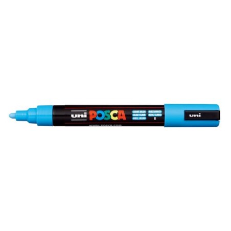 ROTUL-UNI-POSCA PC-5M AZUL CLARO