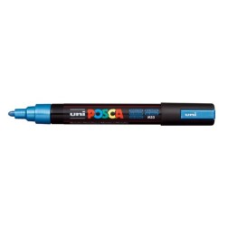 ROTUL-UNI-POSCA PC-5M AZUL METALICO