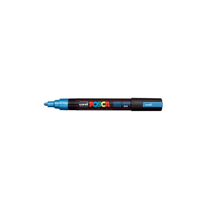 ROTUL-UNI-POSCA PC-5M AZUL METALICO