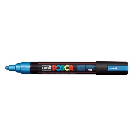 ROTUL-UNI-POSCA PC-5M AZUL METALICO