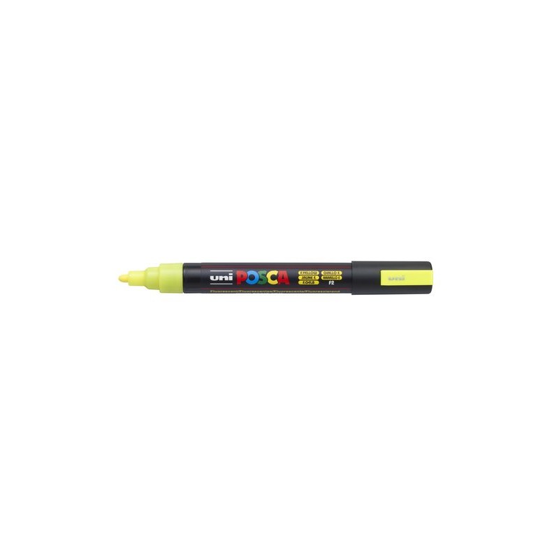 ROTUL-UNI-POSCA PC-5M FLUOR AMARILLO