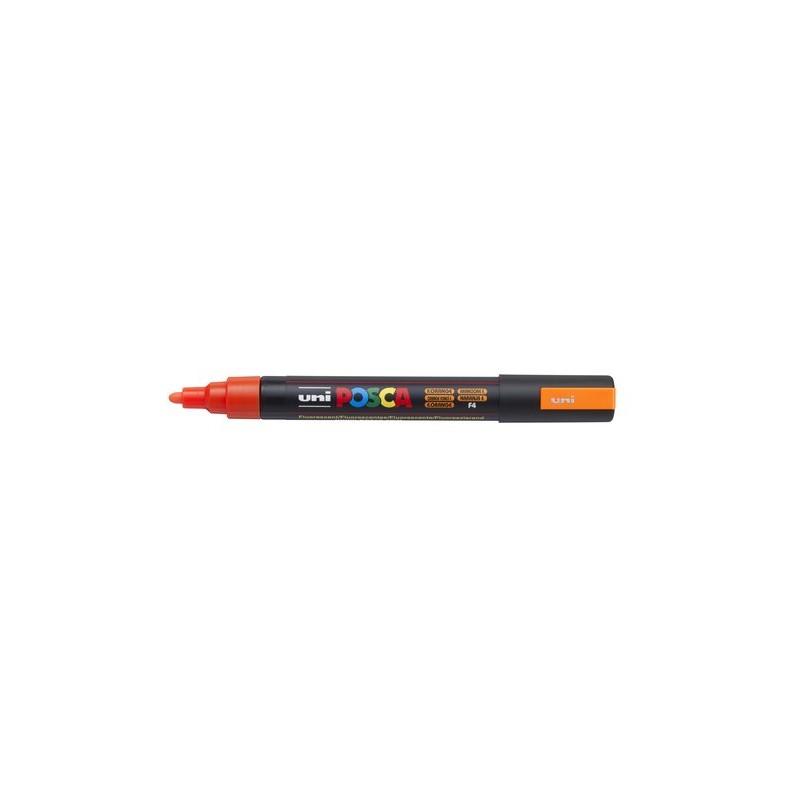 ROTUL-UNI-POSCA PC-5M FLUOR NARANJA