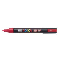 ROTUL-UNI-POSCA PC-5M FLUOR ROJO