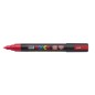 ROTUL-UNI-POSCA PC-5M FLUOR ROJO