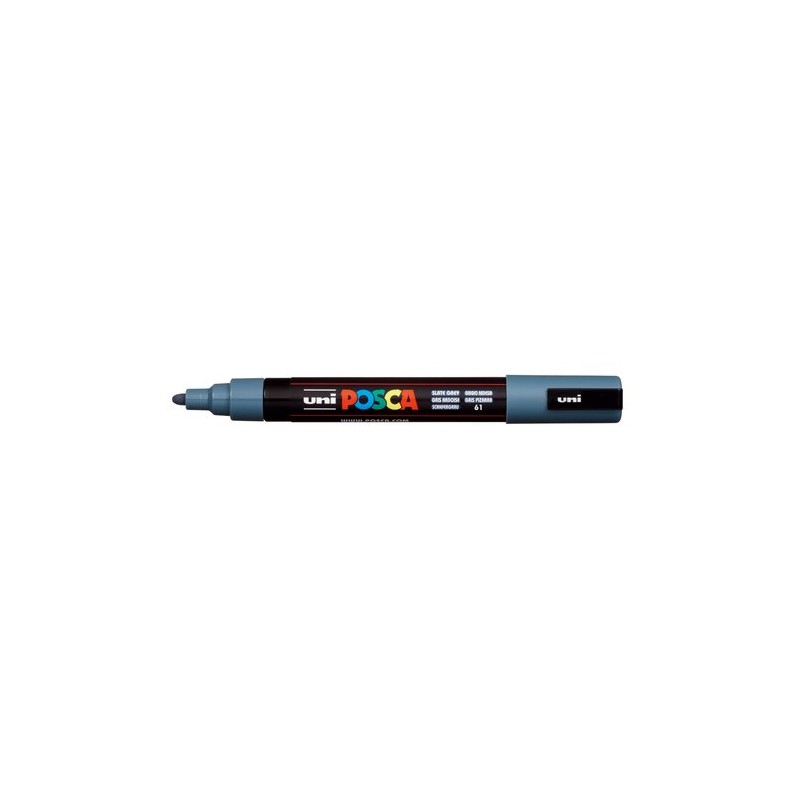 ROTUL-UNI-POSCA PC-5M GRIS PIZARRA
