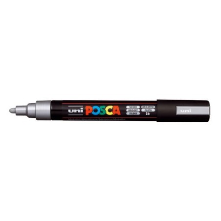 ROTUL-UNI-POSCA PC-5M PLATA