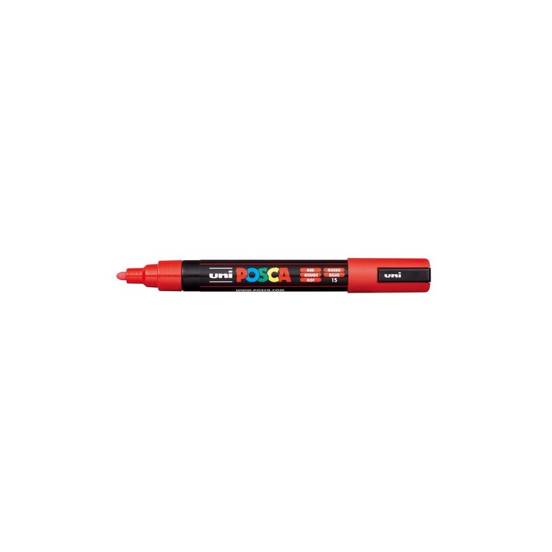 ROTUL-UNI-POSCA PC-5M ROJO