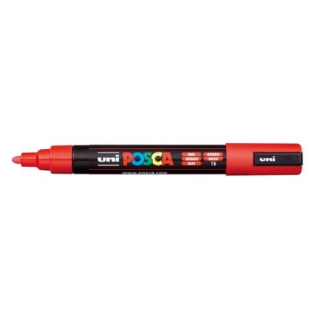 ROTUL-UNI-POSCA PC-5M ROJO