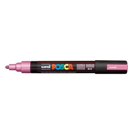 ROTUL-UNI-POSCA PC-5M ROSA METALICO