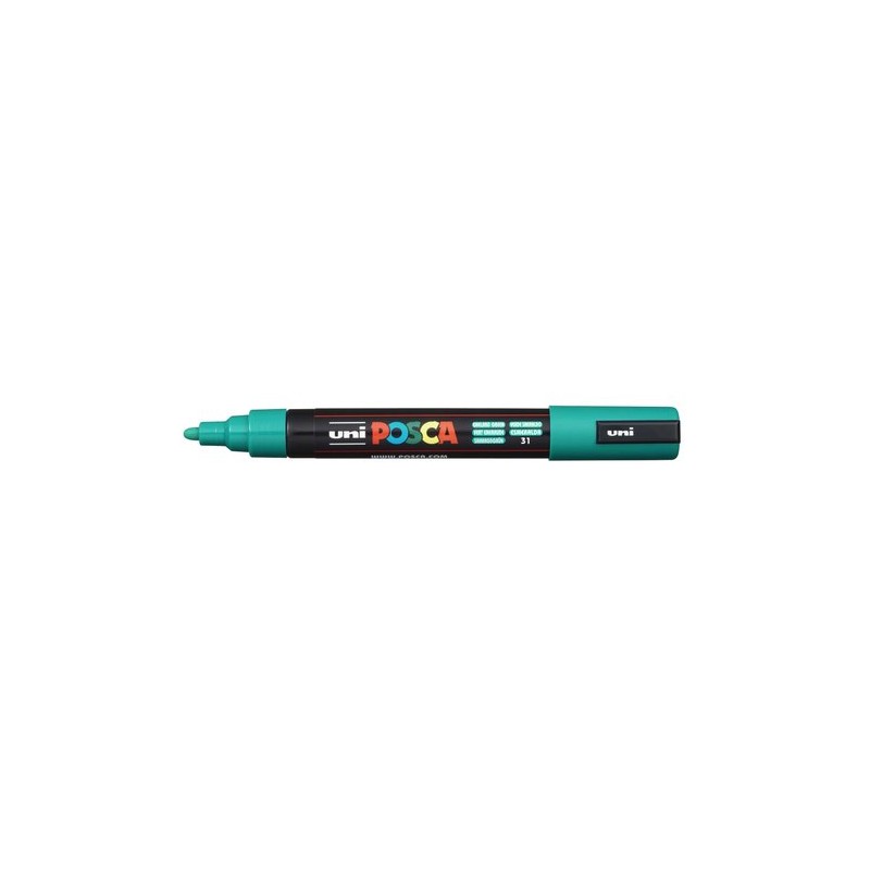 ROTUL-UNI-POSCA PC-5M VERDE ESMERALDA